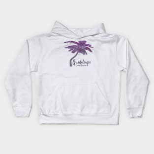 Guadeloupe, French Caribbean, Palm Tree Kids Hoodie